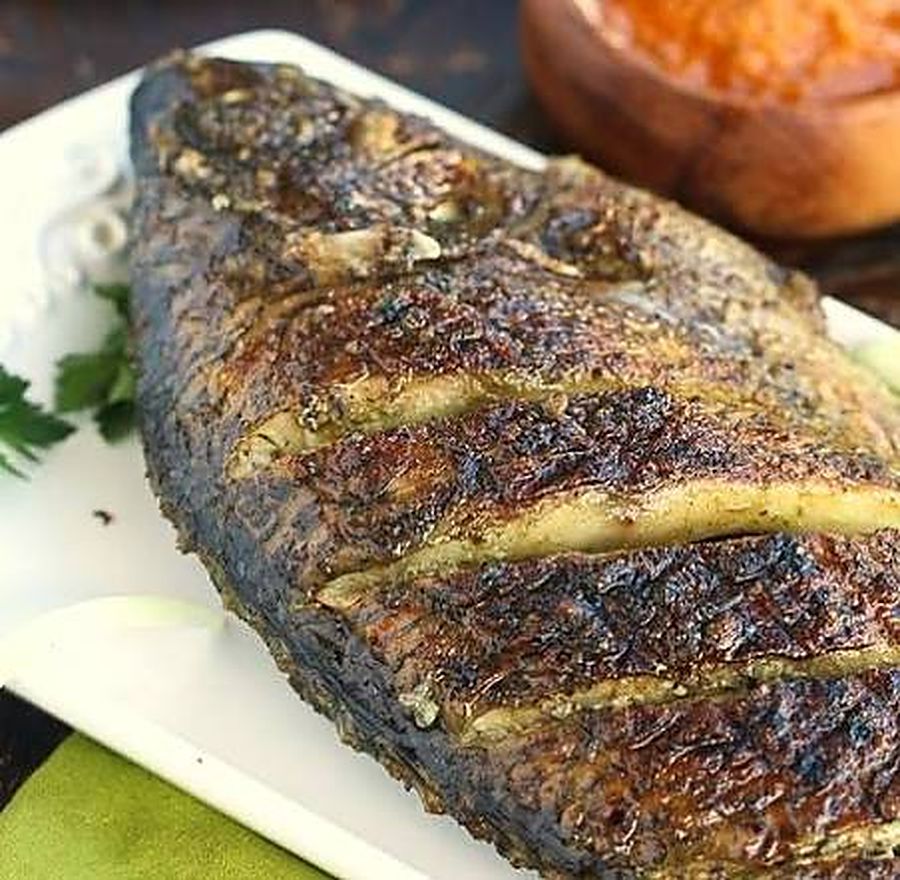 Poisson carpe braisé