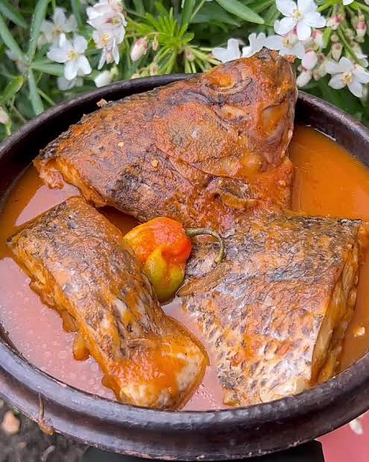 Poisson carpe en soupe