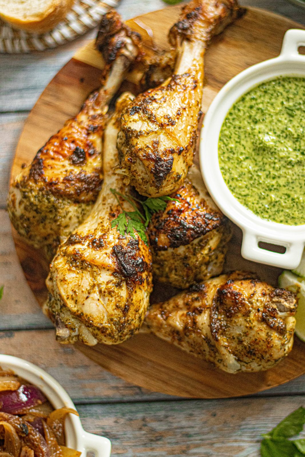 Poulet braisé