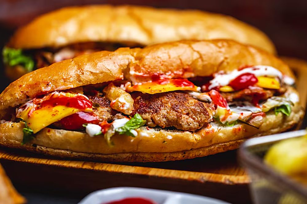 Sandwich à la viande
